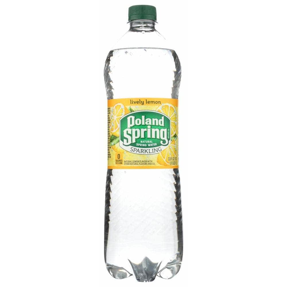 Poland Springs Poland Springs Water Spring Sparkle, Lemon, 1 lt