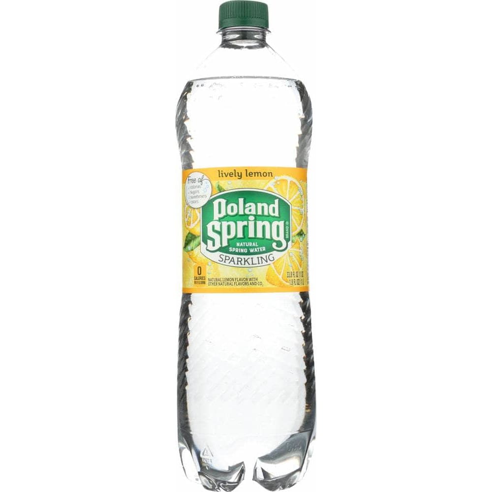 Poland Springs Poland Springs Water Spring Sparkle, Lemon, 1 lt