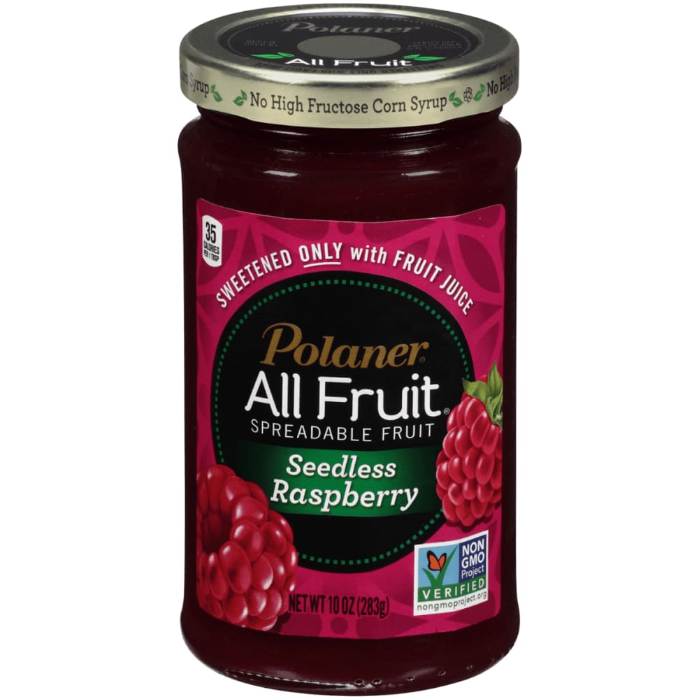 POLANER Grocery > Pantry > Jams & Jellies POLANER: Fruit Sprd Sdls Red Raspb, 10 oz