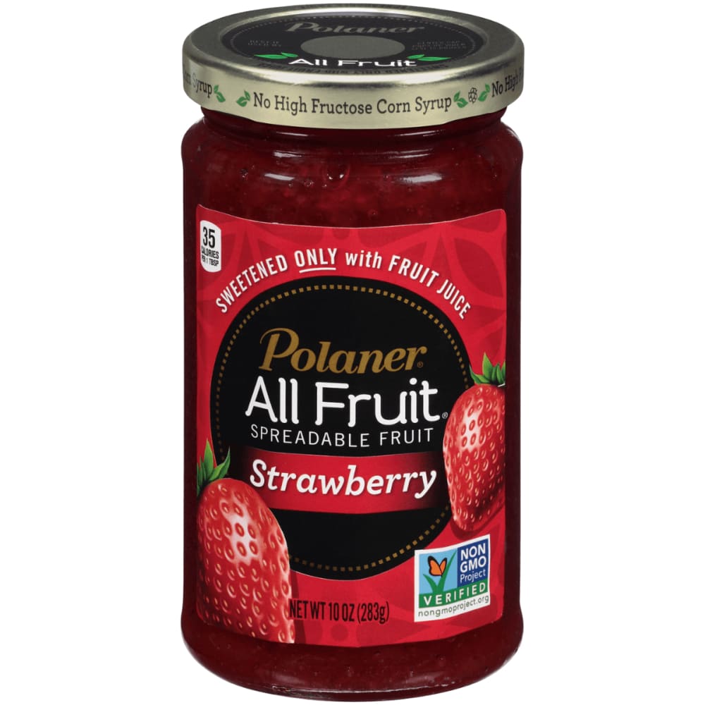 POLANER Grocery > Pantry > Jams & Jellies POLANER: Fruit Sprd Strwbry, 10 oz