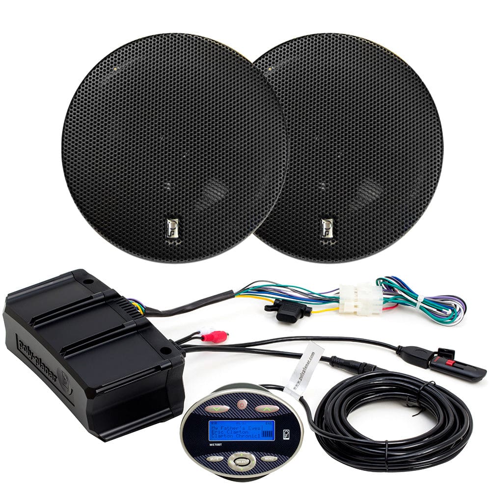 Poly-Planar Amplifier Package w/ ME70BT & MA-8505B Speakers - Entertainment | Stereos - Poly-Planar