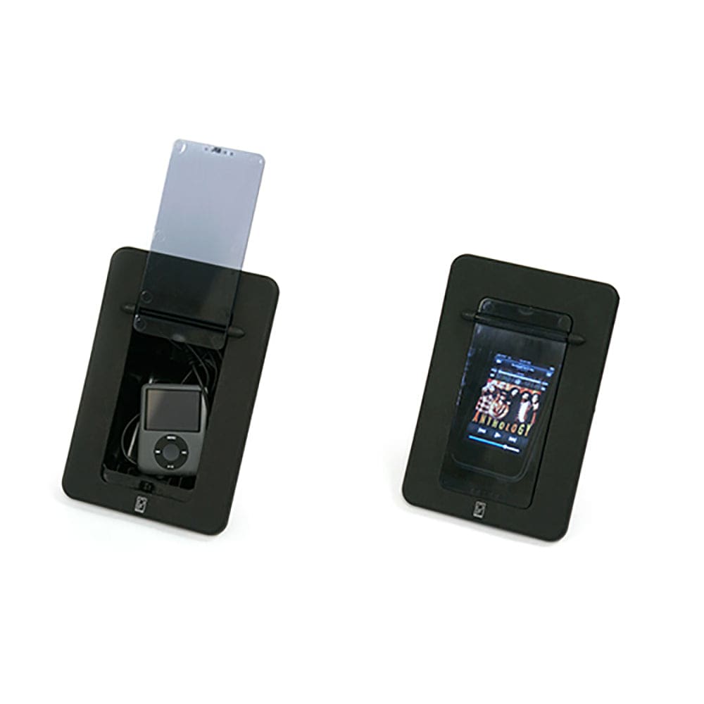 Poly-Planar Spa Side Smartphone Enclosure w/ Door - Black - Entertainment | Accessories - Poly-Planar