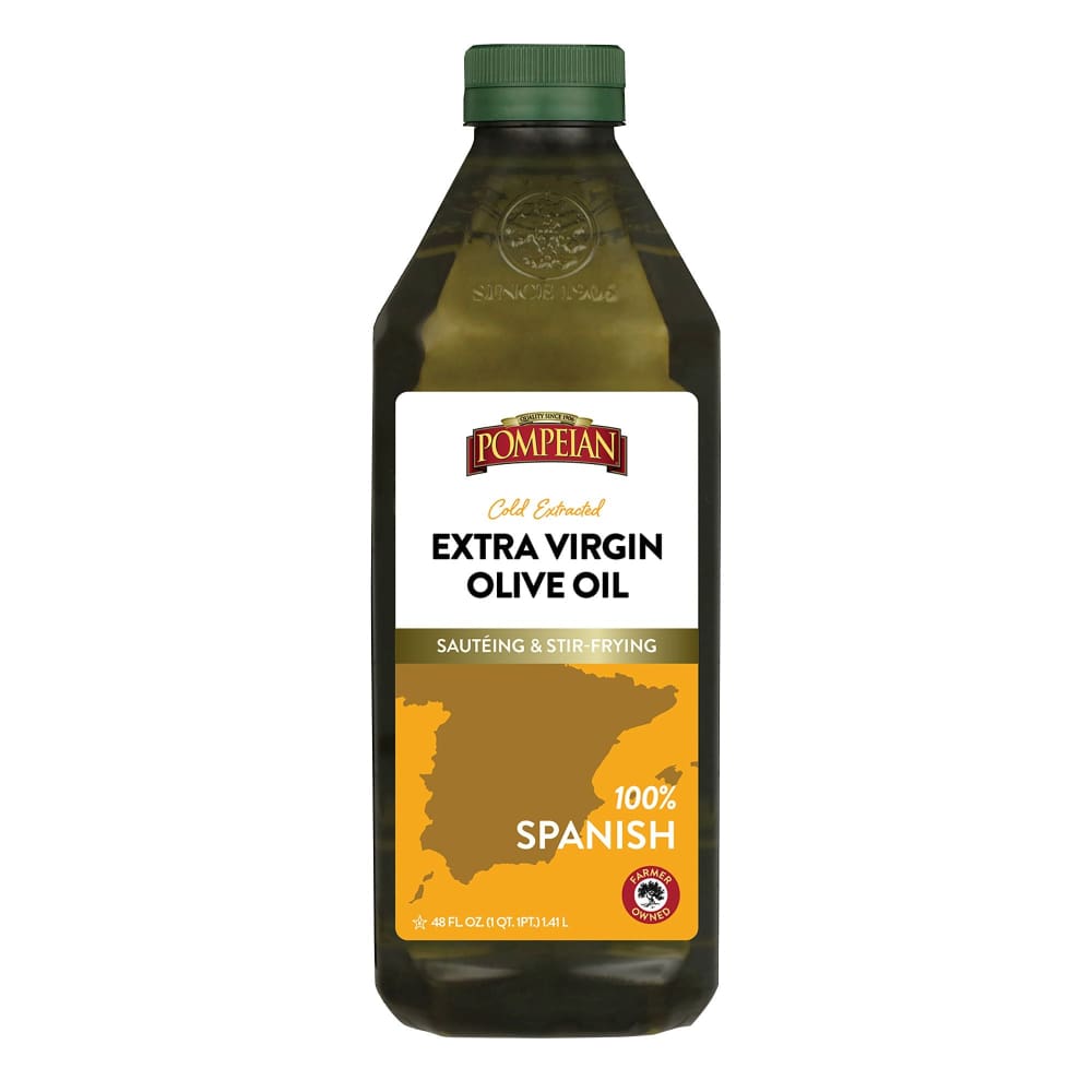 Pompeian Pompeian 100% Spanish Extra Virgin Olive Oil 48 oz. - Home/Grocery Household & Pet/Canned & Packaged Food/Sauces Condiments &