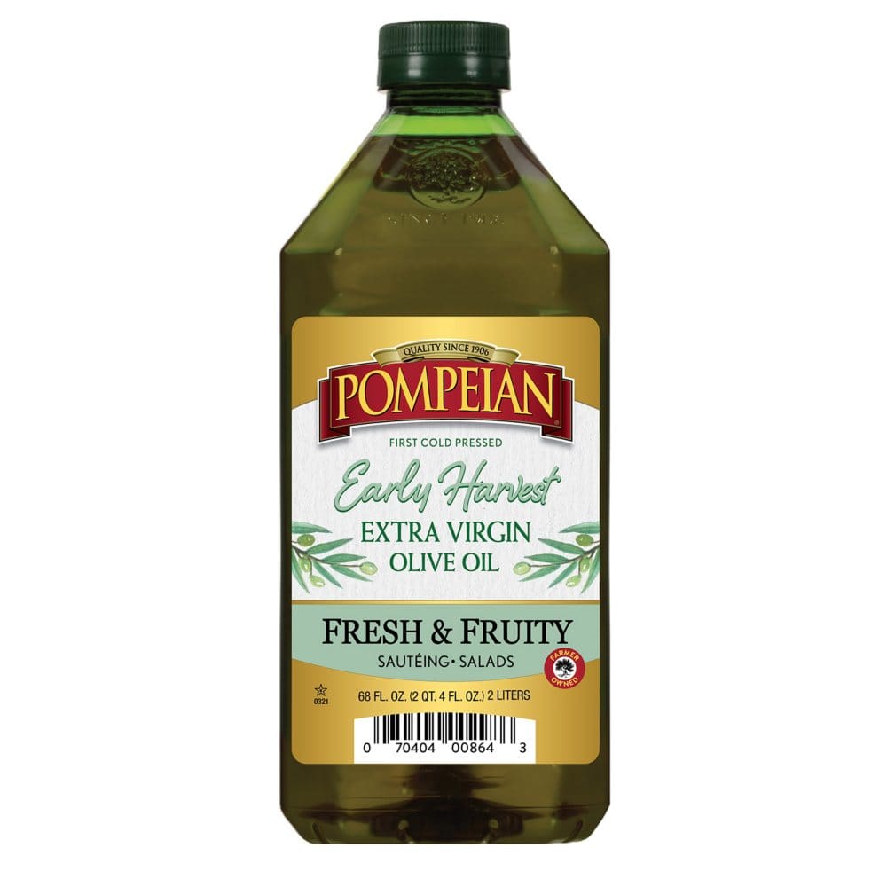 Pompeian Early Harvest Extra Virgin Olive Oil (68 oz.) - Condiments Oils & Sauces - Pompeian