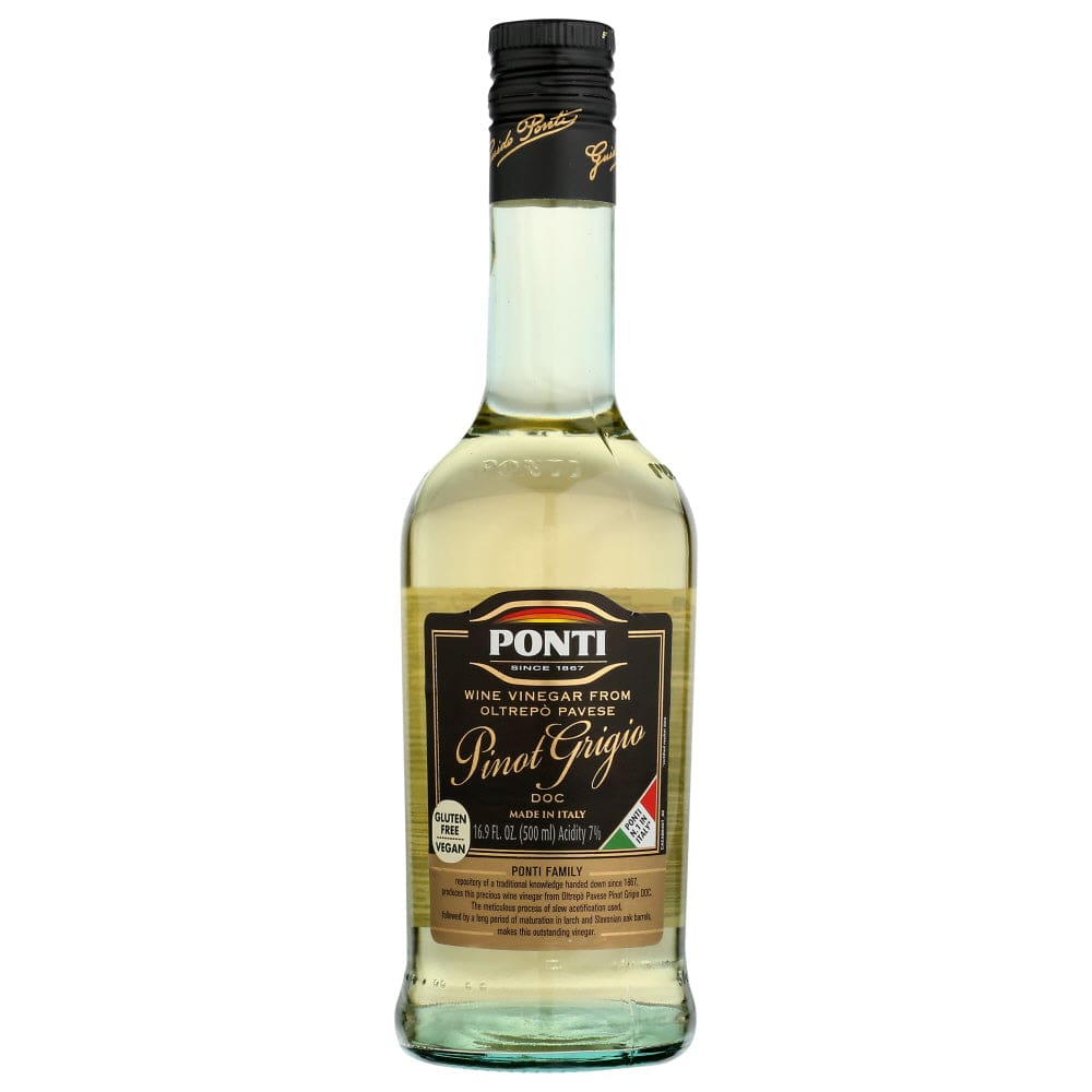 PONTI: VINEGAR WHT WINE PINOT GRI (16.900 OZ) (Pack of 4) - Cooking & Baking > Vinegars - PONTI