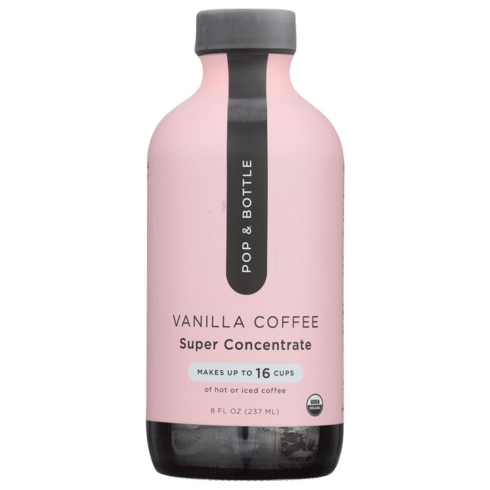 POP AND BOTTLE: Vanilla Coffee Super Concentrate 8 fo - Grocery > Beverages > Coffee Tea & Hot Cocoa - POP AND BOTTLE