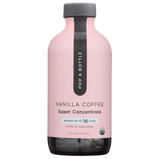 POP AND BOTTLE: Vanilla Coffee Super Concentrate 8 fo - Grocery > Beverages > Coffee Tea & Hot Cocoa - POP AND BOTTLE