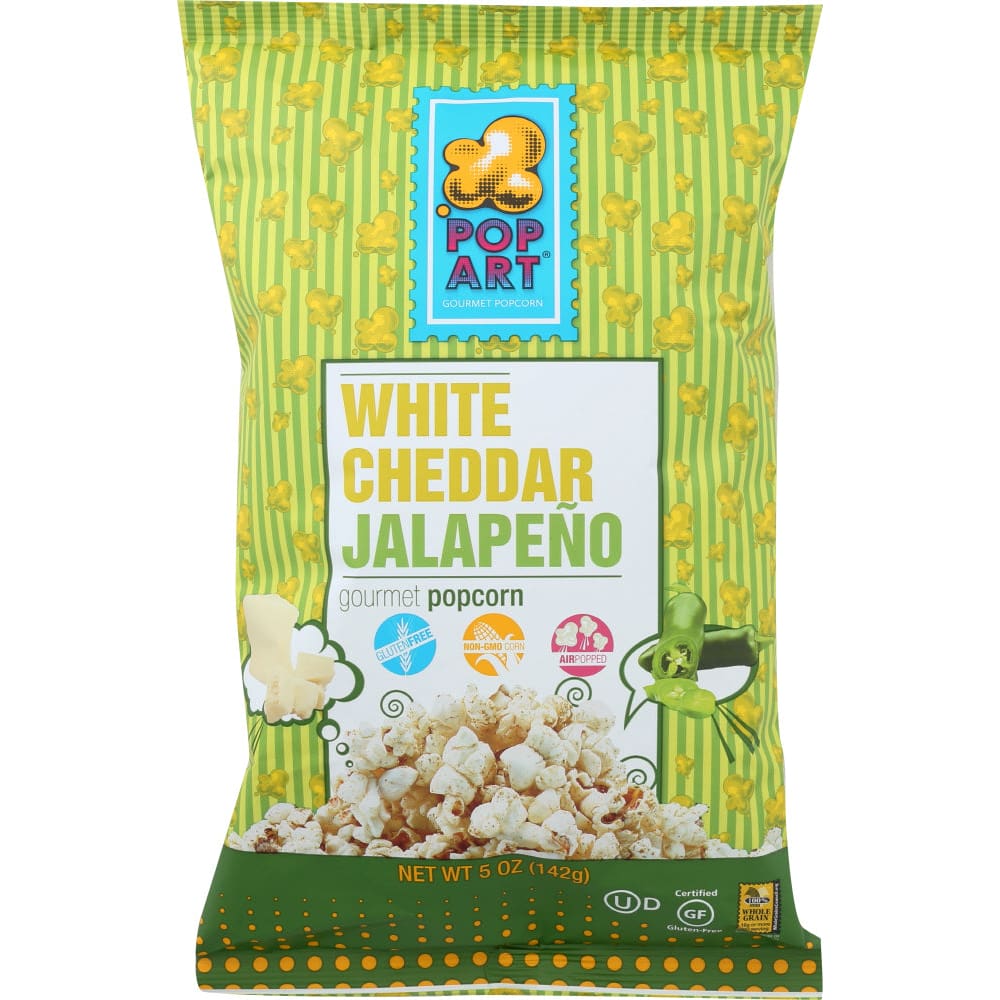 POP ART: Snack White Cheddar Jalapeno 5 oz (Pack of 5) - Grocery > Beverages > Coffee Tea & Hot Cocoa - POP ART