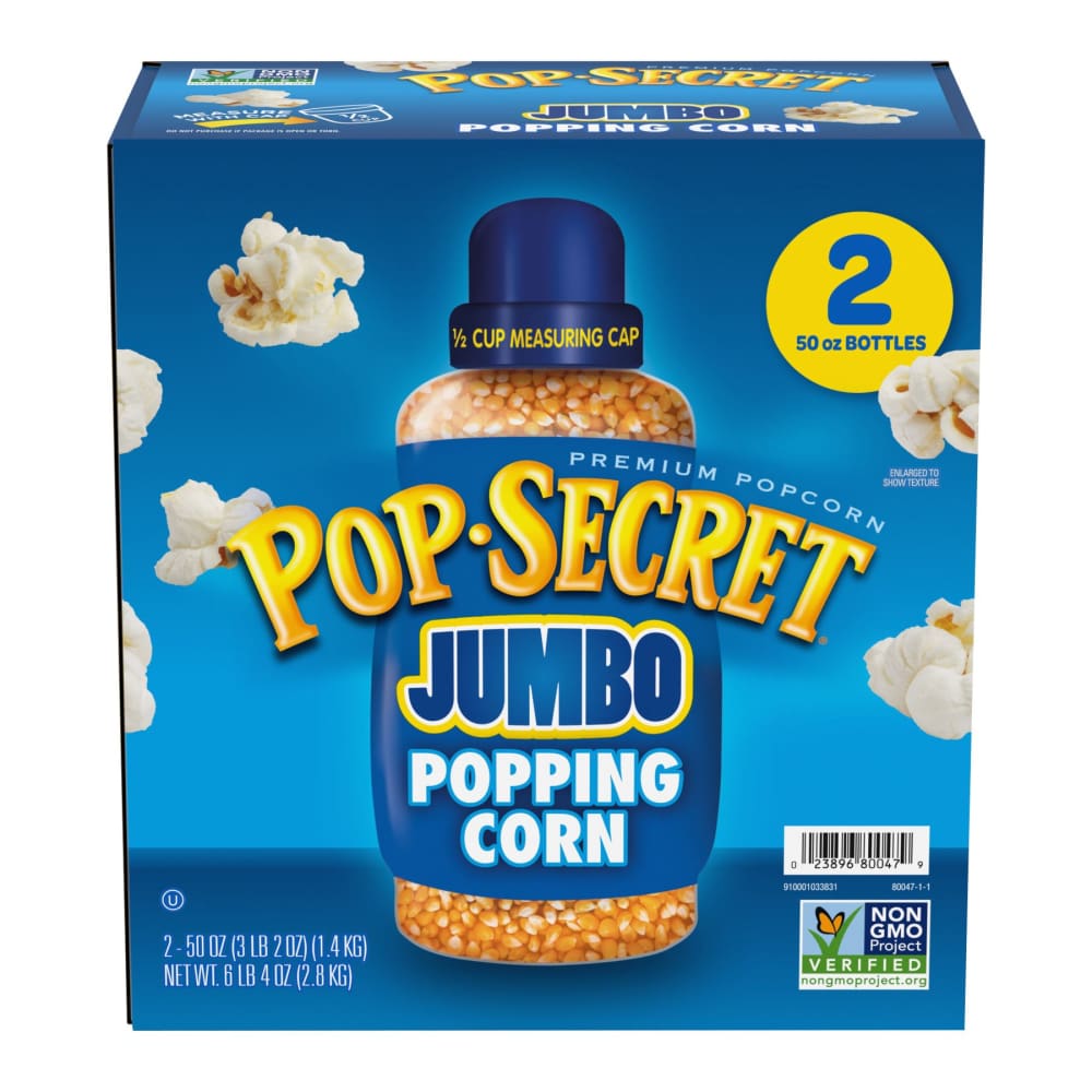 Pop Secret Pop Secret Jumbo Popcorn Kernels 2 pk./50 oz. - Home/Grocery Household & Pet/Canned & Packaged Food/Snacks/Salty Snacks/ - Pop