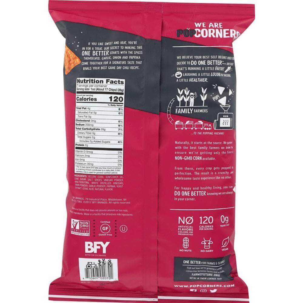 Popcorners Popcorners Sweet Chili, 7 oz