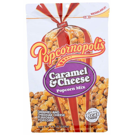 POPCORNOPOLIS POPCORNOPOLIS Caramel Cheese Popcorn Mix, 7.5 oz