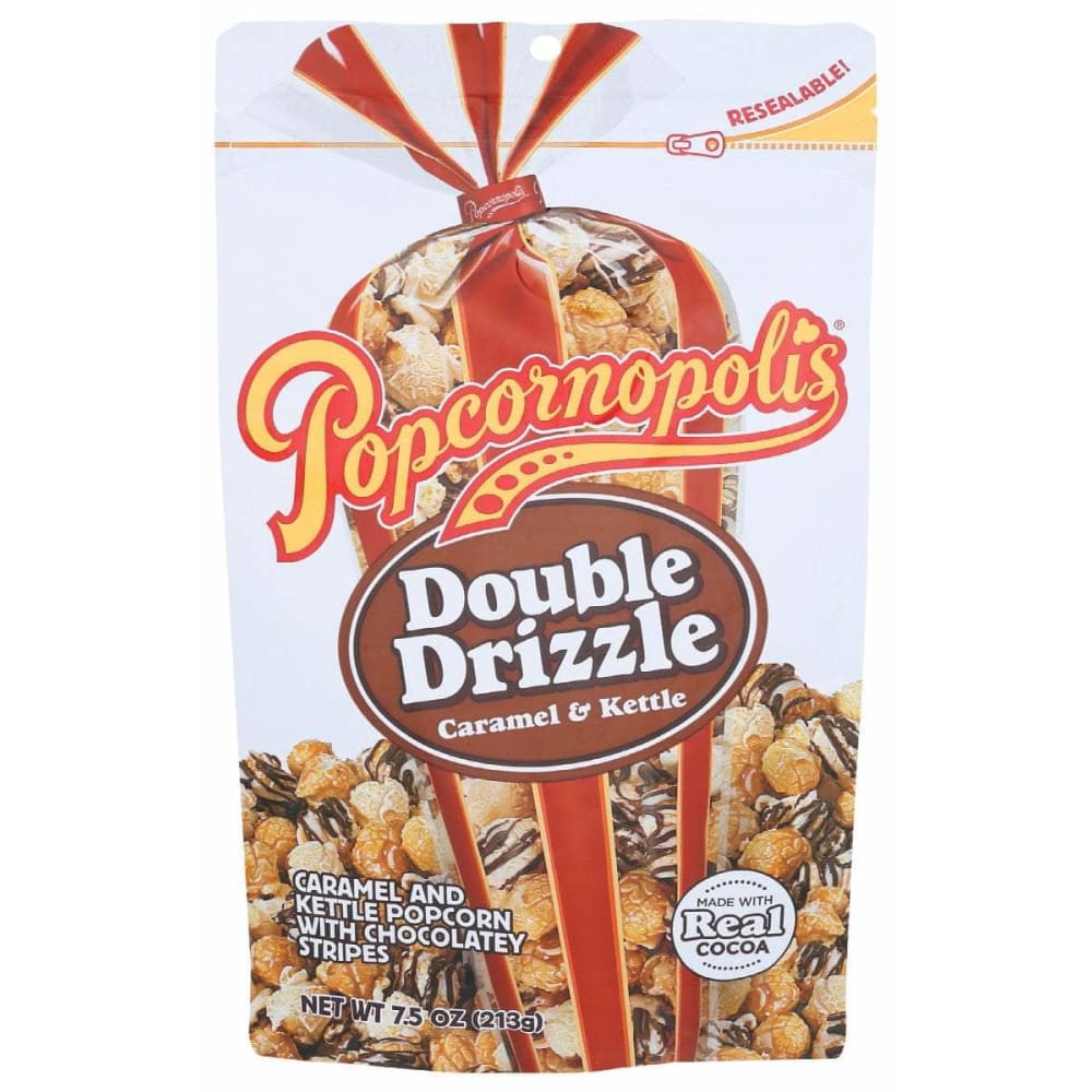 POPCORNOPOLIS POPCORNOPOLIS Double Drizzle Popcorn, 7.5 oz