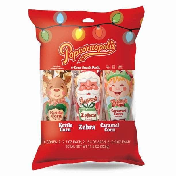 POPCORNOPOLIS POPCORNOPOLIS Popcorn Xmas 6Ct Snck, 11.6 oz