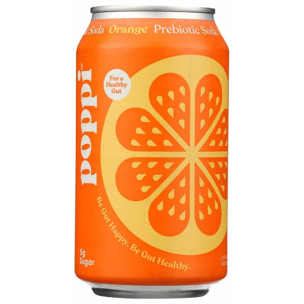 POPPI Poppi Drink Prebiotic Orange, 12 Fo