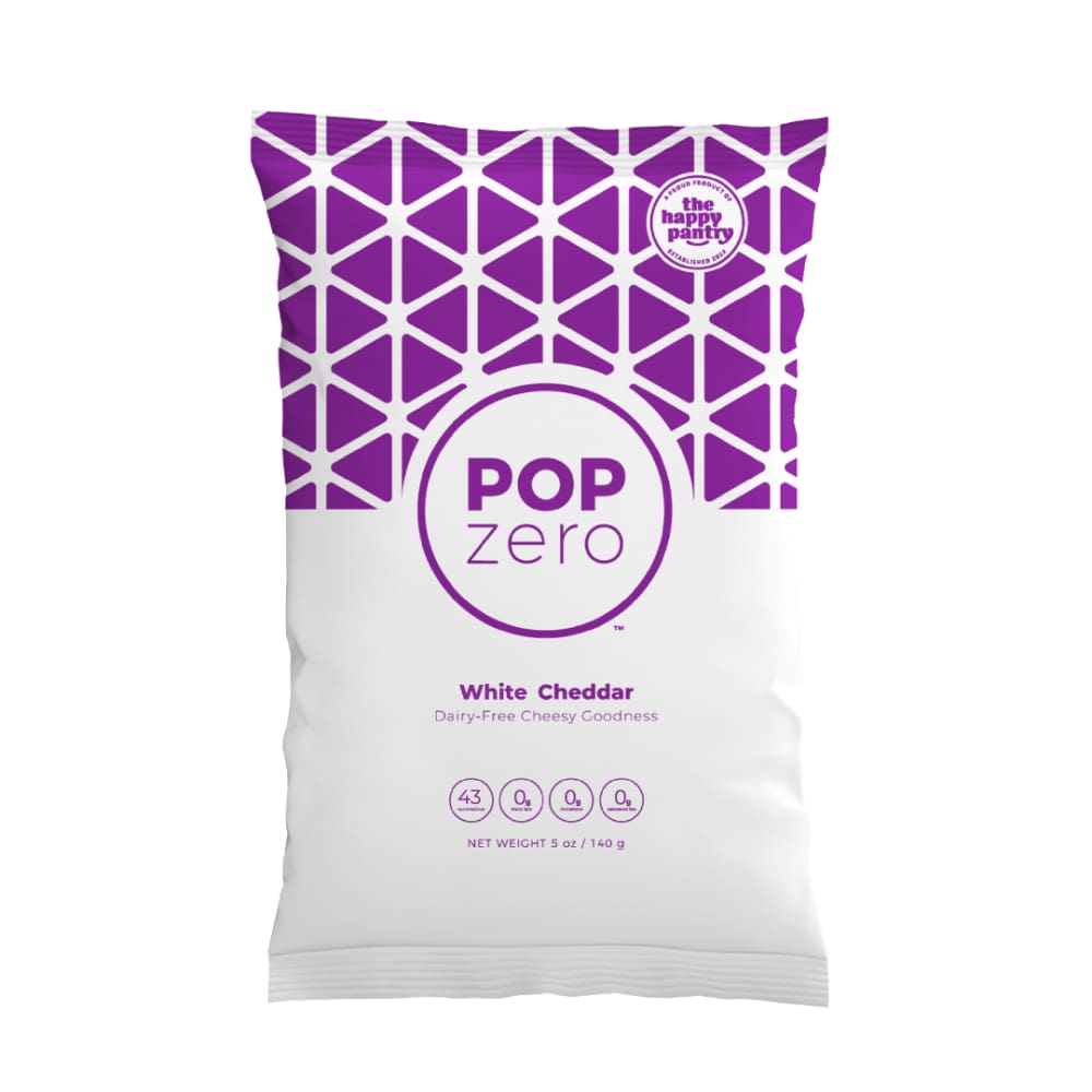 POPZERO POPZERO White Cheddar Popcorn, 5 oz