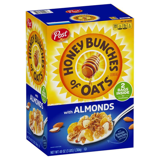 Post Honey Bunches of Oats with Crispy Almonds (48 oz.) - Cereal & Breakfast Foods - Post