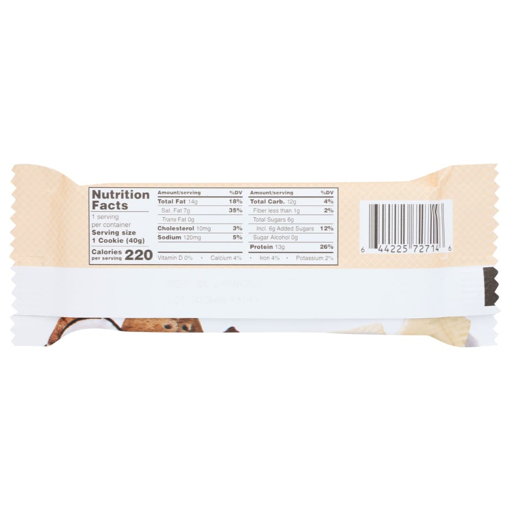 POWER CRUNCH: Chocolate Coconut Protein Bar 1.4 oz - Vitamins & Supplements > Protein Supplements & Meal Replacements - POWER CRUNCH