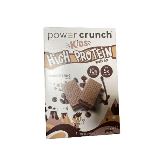 Power Crunch Power Crunch KIDS protein snack bar, chocolate lava, 5.65 oz, 5 count