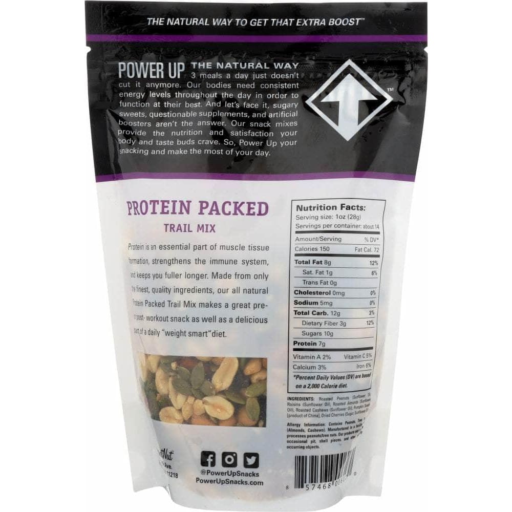Power Up Power Up Trail Mix Protein Packed, 14 oz