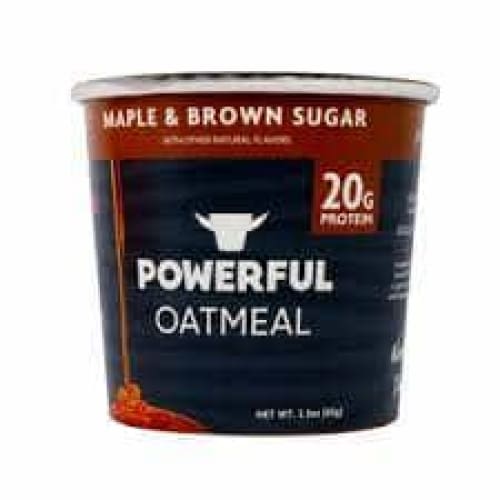 POWERFUL Grocery > Breakfast > Breakfast Foods POWERFUL: Maple Brown Sugar Oatmeal, 2.3 oz