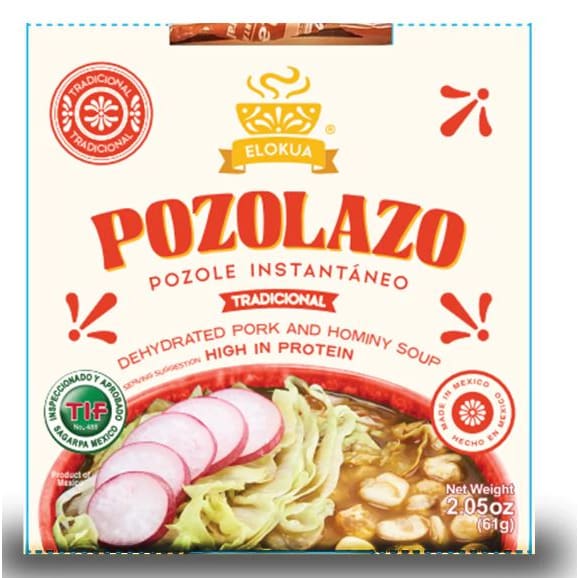 POZOLAZO: Pozole Traditional Soup 2.05 oz (Pack of 5) - Soups & Stocks - POZOLAZO