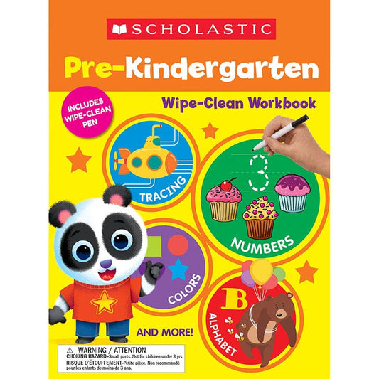 Pre-K Wipe Clean Workbook (Pack of 6) - Cross-Curriculum Resources - Scholastic Teaching Resources