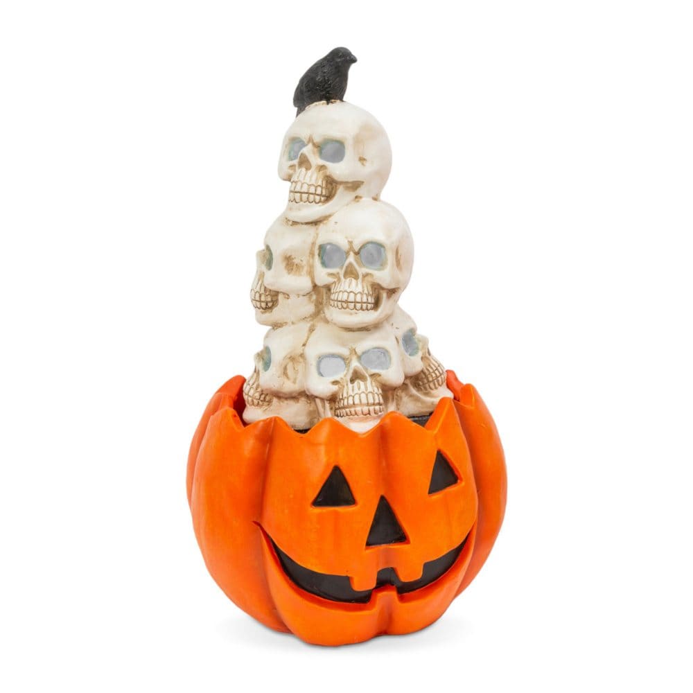 Pre-Lit Smoking Skulls - Halloween Indoor Decor - ShelHealth