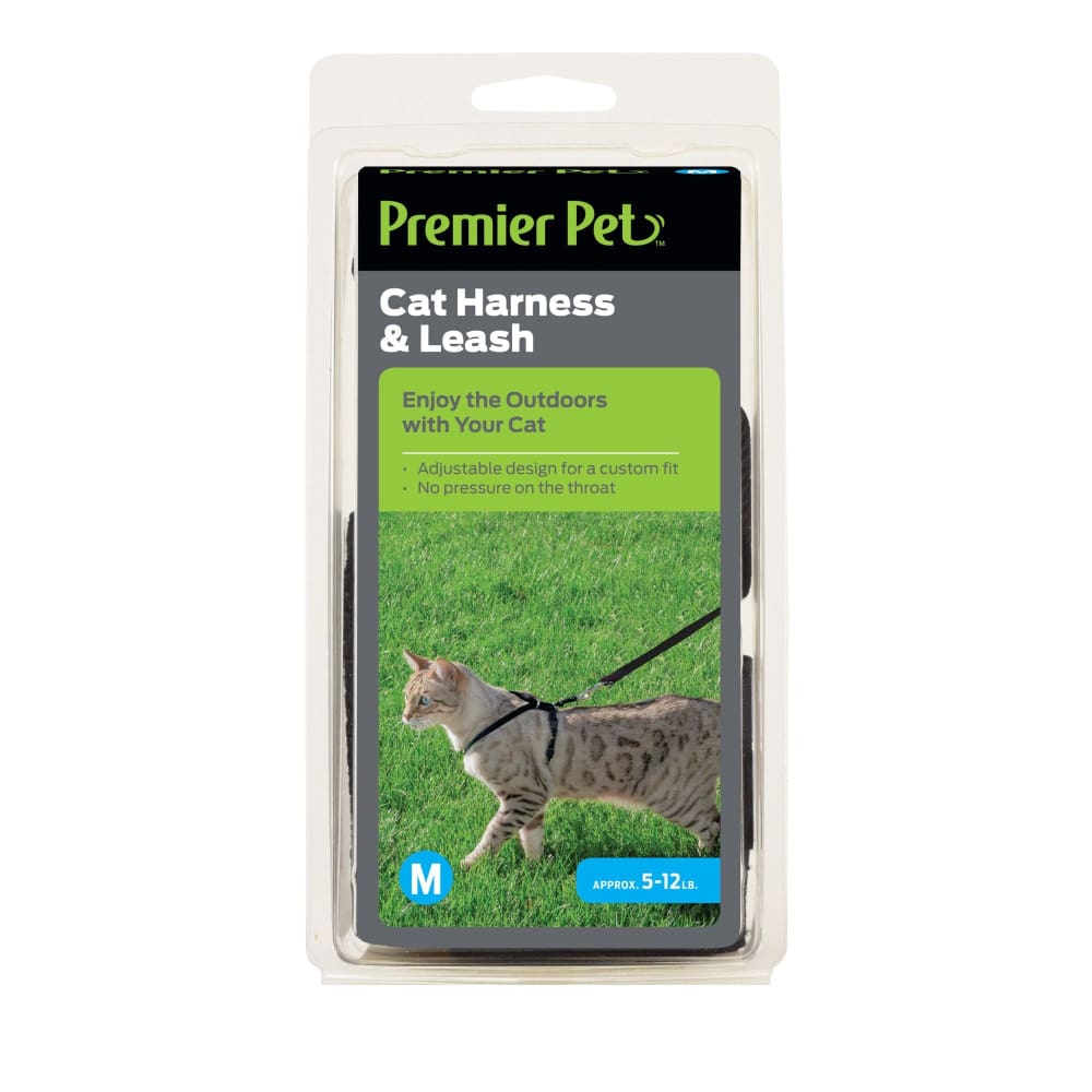 Premier Pet Cat Harness & Leash - Medium - Premier Pet