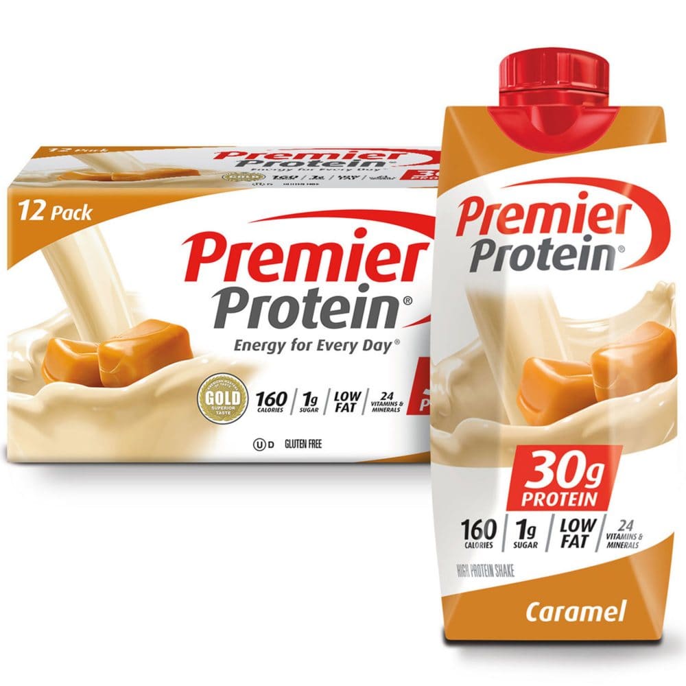 Premier Protein High Protein Shake Caramel (11 fl. oz. 12 pk.) - Protein & Fitness - Premier