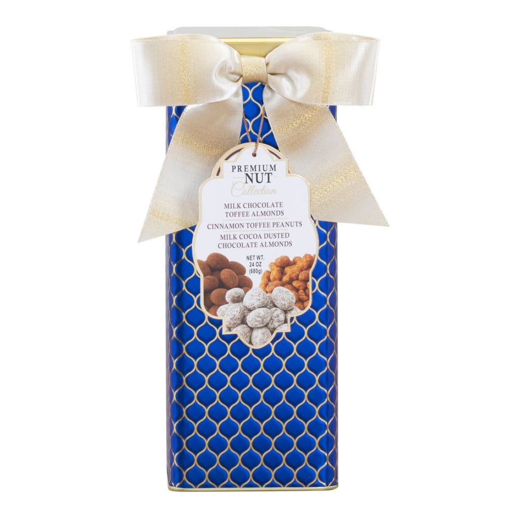 Premium Nut Collection Gift Tin 24 oz. - Gifts for Him - ShelHealth