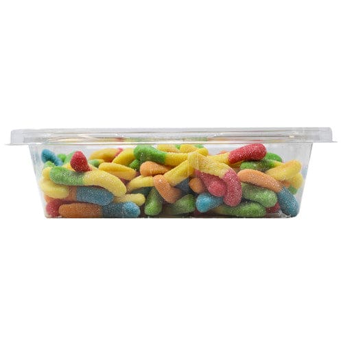 Prepack Mini Sour Neon Gummi Worms 28oz (Case of 6) - Snacks/Bulk Party Packs - Prepack