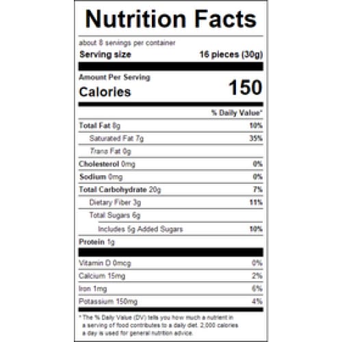 Prepack Sweetened Banana Chips 8oz (Case of 12) - Snacks/Bulk Party Packs - Prepack