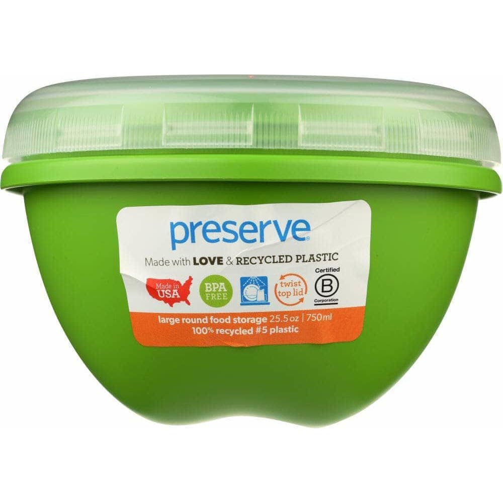 Preserve Preserve Apple Green Food Storage Container Large, 25.5 oz, 1 ea