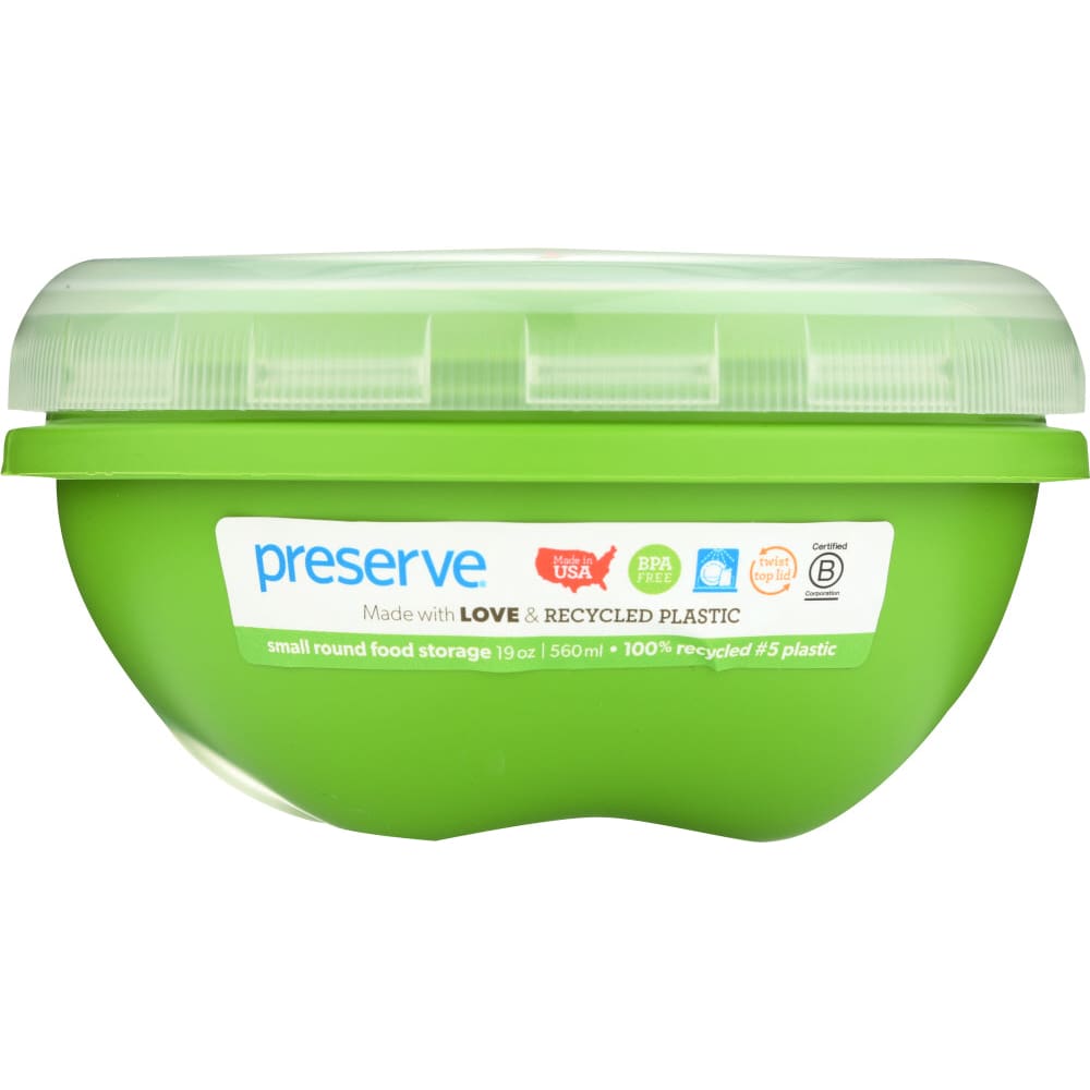 PRESERVE: FOOD STRGE SM APL GRN 19Z (1.000 EA) (Pack of 5) - PRESERVE