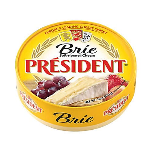 President Soft-Ripened Cheese Brie Wheel 16 oz. - Home/Promotions/Buy More Save More/Save on Specialty Cheese/ - ShelHealth
