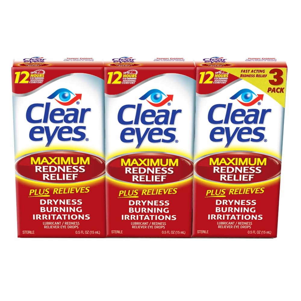 Prestige Clear Eyes Redness Reliever Eye Drops 3 pk./45mL - Prestige
