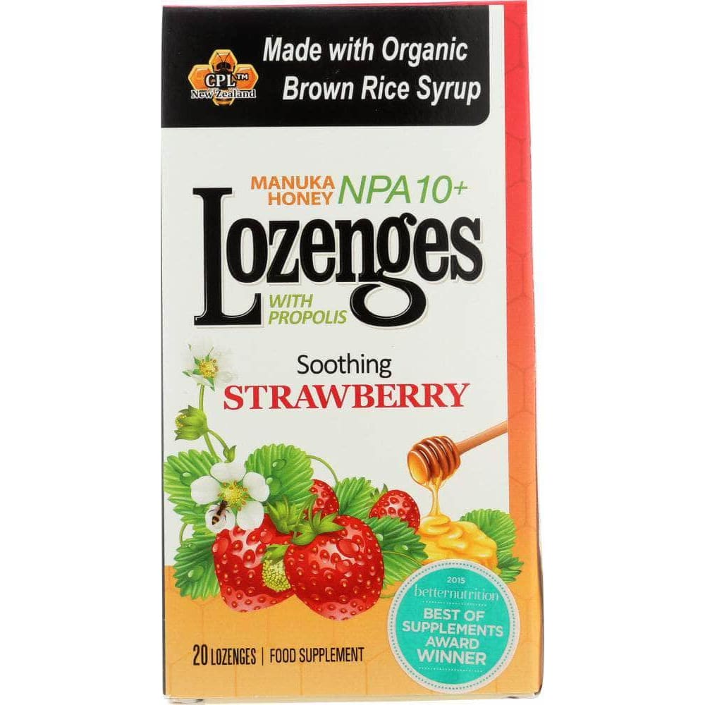 PACIFIC RESOURCES INTERNATIONAL Pri Propolis Lozenges Strawberry, 20 Ct