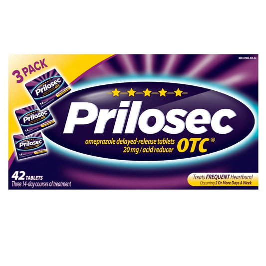 Prilosec OTC 20.6mg Tablets 42 ct. - Home/Health & Beauty/Medicine Cabinet/Digestive Health/ - Unbranded