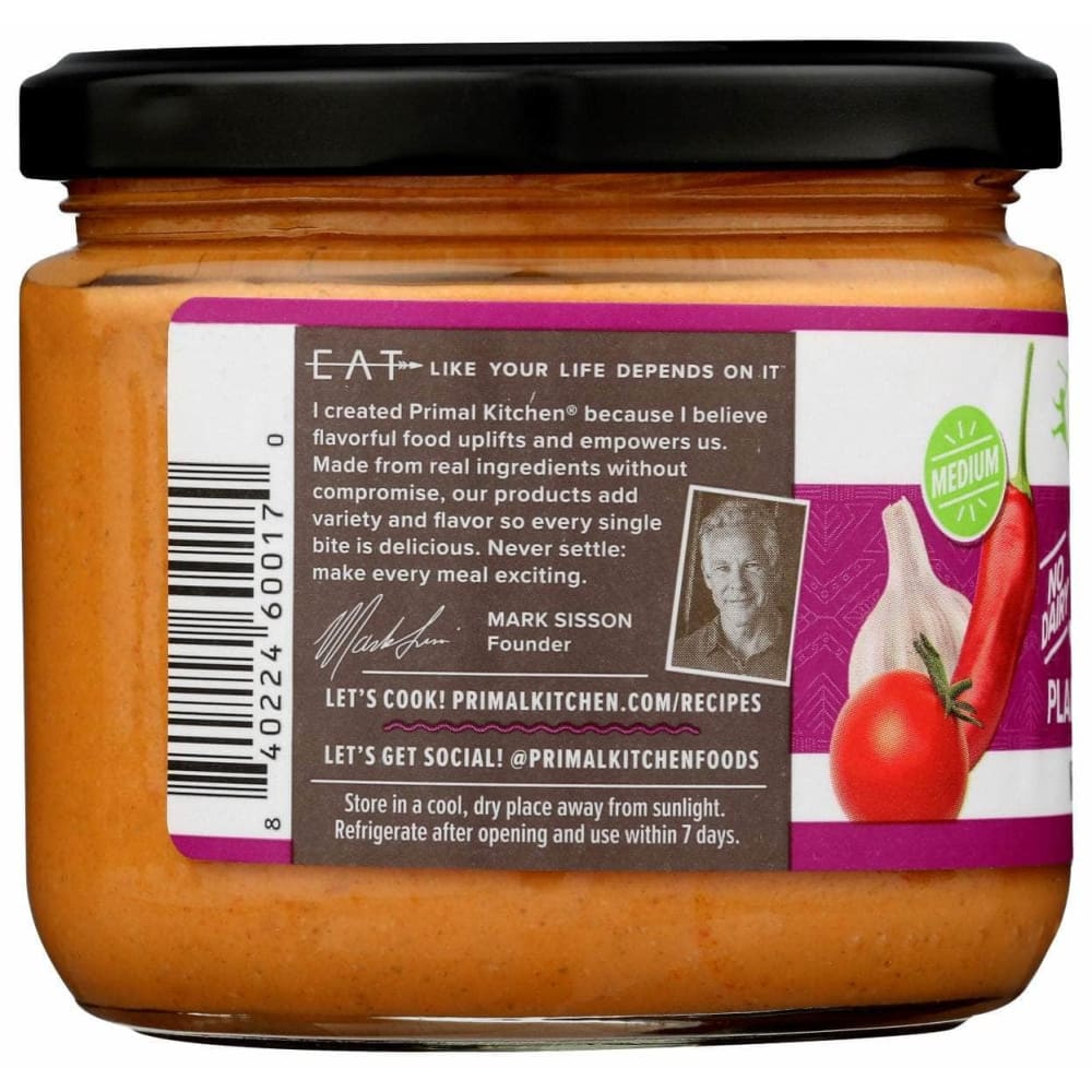 PRIMAL KITCHEN Grocery > Pantry > Dips PRIMAL KITCHEN: Dip Queso Spicy, 11.5 oz