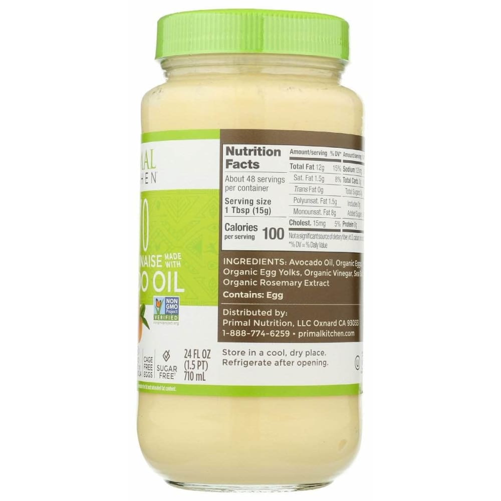 PRIMAL KITCHEN Primal Kitchen Mayo With Avocado Oil, 24 Oz