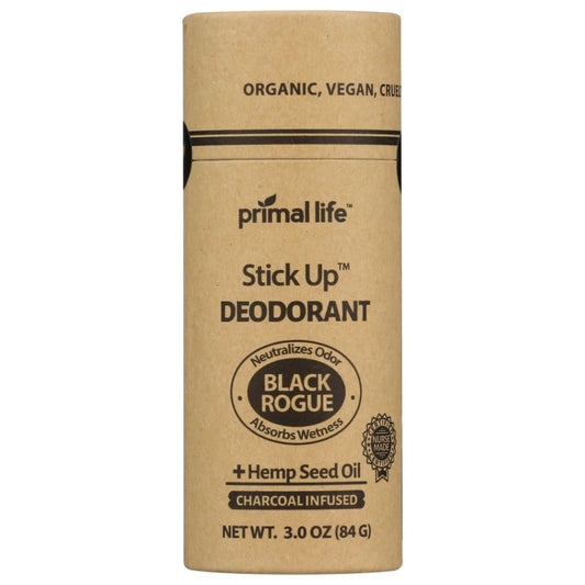 PRIMAL LIFE ORGANICS: Deodorant Stick Black Rogue 3 OZ (Pack of 2) - Beauty & Body Care > Deodorants & Antiperspirants > Deodorant Stick -