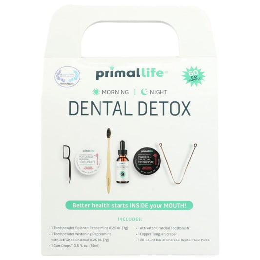 PRIMAL LIFE ORGANICS: Kit Dental Detox 1 KT - Beauty & Body Care > Oral Care - PRIMAL LIFE ORGANICS