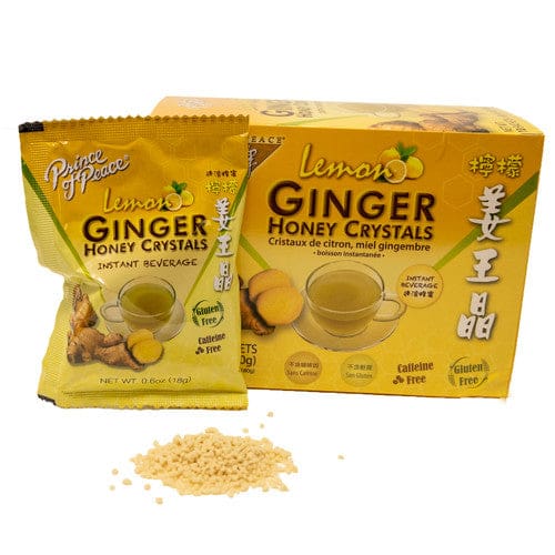 Prince of Peace Ginger Honey Crystals with Lemon 10ct (Case of 6) - Misc/Beverages & Drink Mixes - Prince of Peace