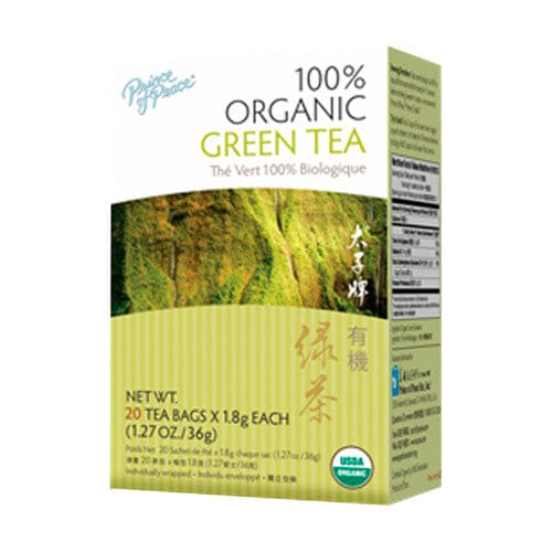 Prince of Peace Organic Green Tea 20ct (Case of 36) - Free Shipping Items/Bulk Organic Foods - Prince of Peace