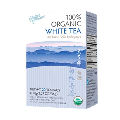 Prince of Peace Organic White Tea 20ct (Case of 36) - Free Shipping Items/Bulk Organic Foods - Prince of Peace