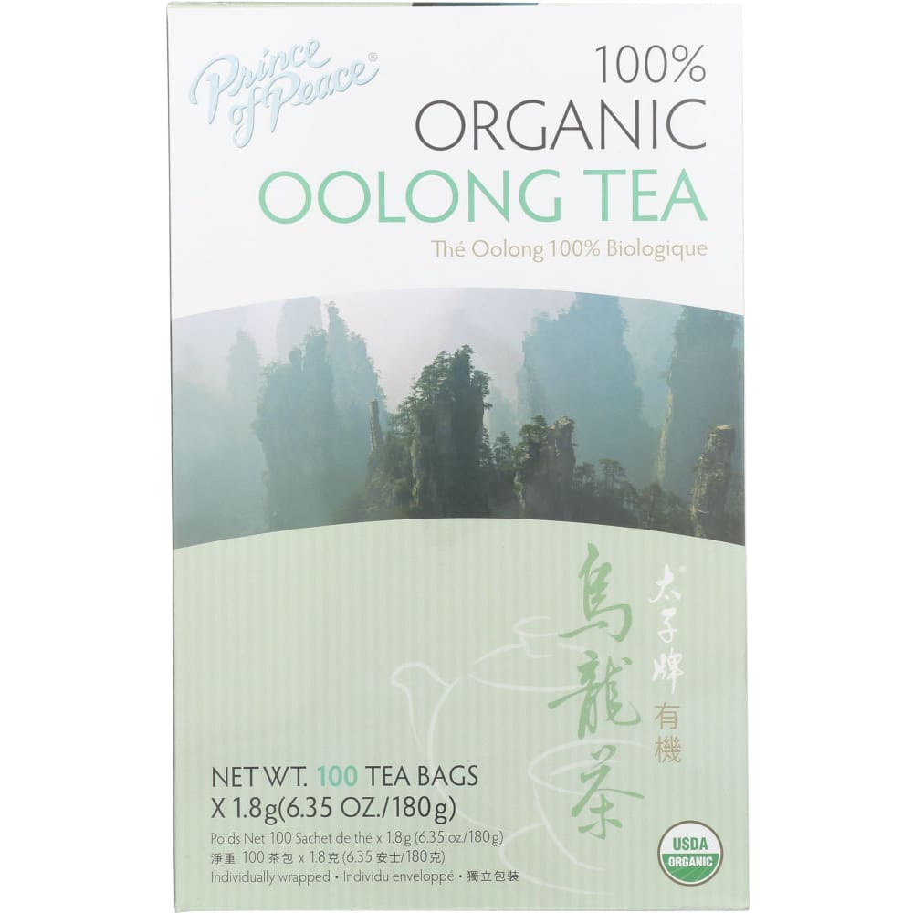 PRINCE OF PEACE: Tea Oolong Organic 100 bg (Pack of 4) - Beverages > Coffee Tea & Hot Cocoa - PRINCE OF PEACE