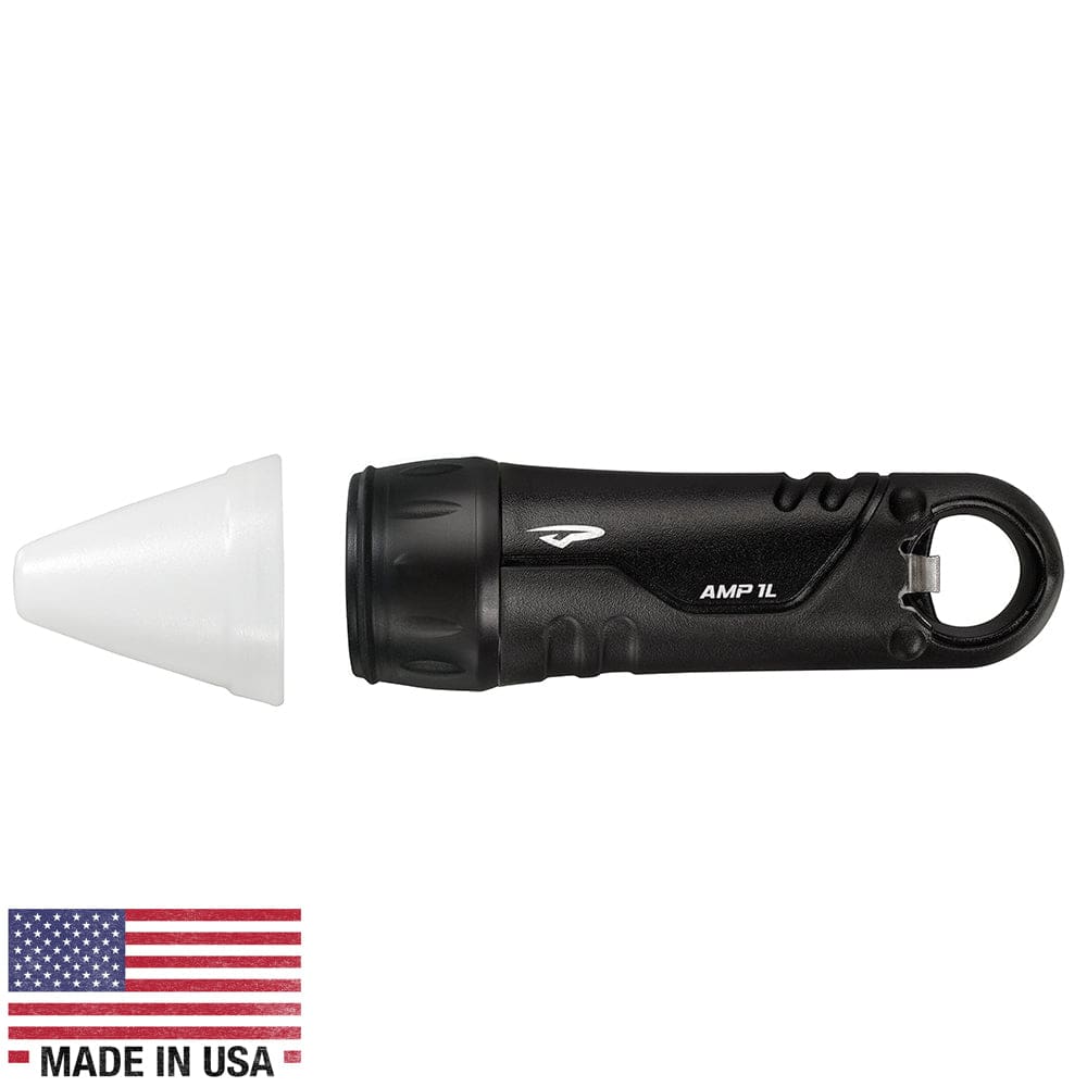 Princeton Tec Amp 1L w/ White Cone - Black - Outdoor | Flashlights,Camping | Flashlights - Princeton Tec