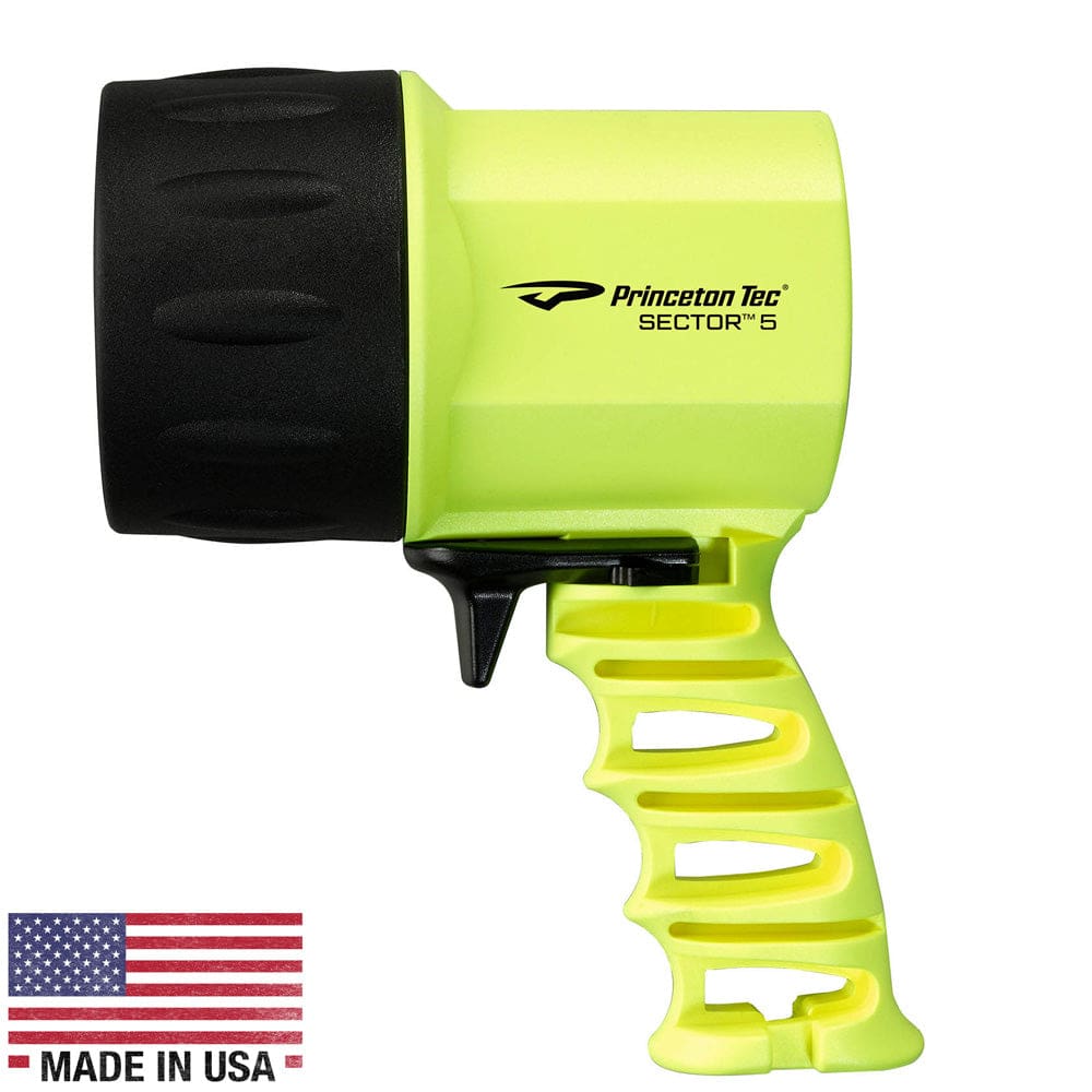 Princeton Tec Sector 5 LED Light - Neon Yellow - Outdoor | Flashlights,Camping | Flashlights - Princeton Tec