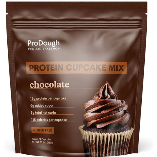 PRODOUGH BAKERY: Cupcakes Protein Choc 13.4 oz (Pack of 3) - Grocery > Cooking & Baking > Baking Ingredients - PRODOUGH BAKERY