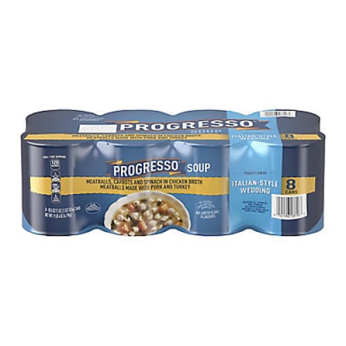 Progresso Italian-Style Wedding Soup 8 pk. - Home/Grocery/Pantry/Soups Ramen & Broth/ - Progresso